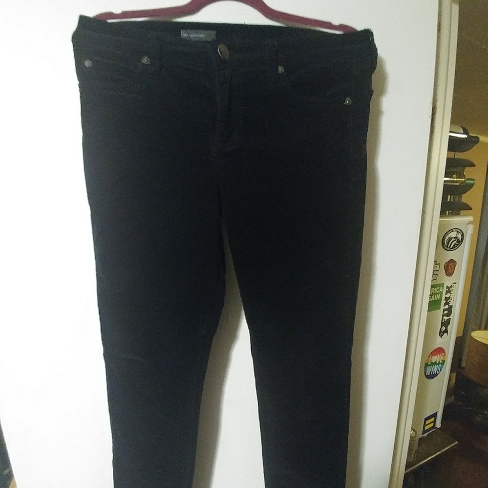 Black corduroy